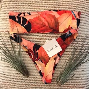 Tropical Leaf print bikini
